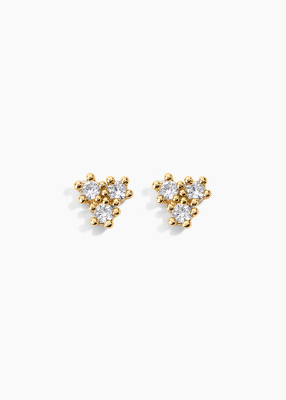 Zivarri Jewels Zoey Studs gold plated stainless steel stud earrings