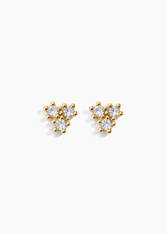 Zivarri Jewels Zoey Studs gold plated stainless steel stud earrings